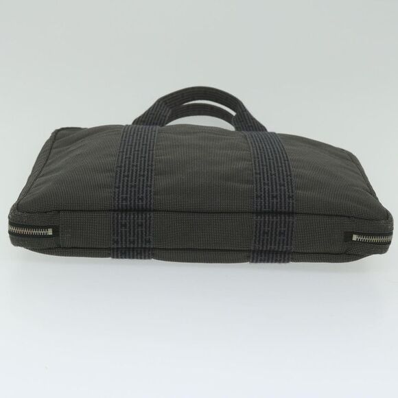 Hermès Herline Grey Canvas Briefcase Bag (Pre-Owned) - Picture 3 of 16